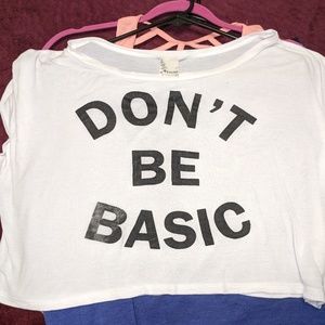 "Basic" crop top